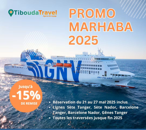  GNV: viajes A Marruecos con hasta -15%